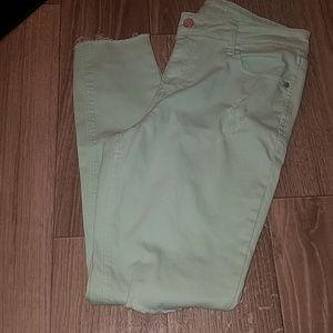Old Navy mint green lavender jeans